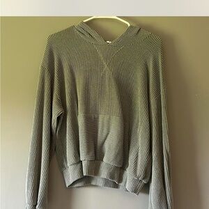 Gray Women's Hooded Sweater